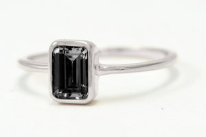 Geo Pave Ring Black Onyx