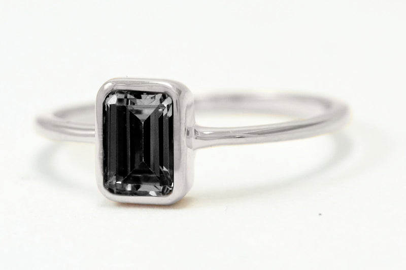 Black Onyx Geo Pave Ring