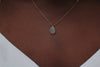 18K Rose Gold Chalcedony Pendant