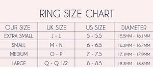 TAEIA Ring Size Chart