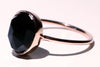 Black Onyx Solitaire Ring